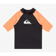 QUIKSILVER AQKWR03027-XKNN ΠΑΙΔΙΚΟ ΜΑΓΙΟ ΑΝΤΗΛΙΑΚΗ (UV) ΠΡΟΣΤΑΣΙΑ ΜΠΛΟΥΖΑ ΑΓΟΡΙ ΜΑΥΡΟ-ΠΟΡΤΟΚΑΛΙ
